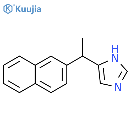 1H-Imidazole, 4-[1-(2-naphthalenyl)ethyl]- structure