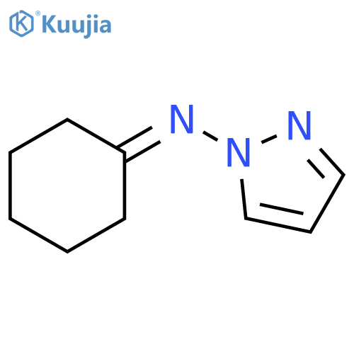 1H-Pyrazol-1-amine, N-cyclohexylidene- structure