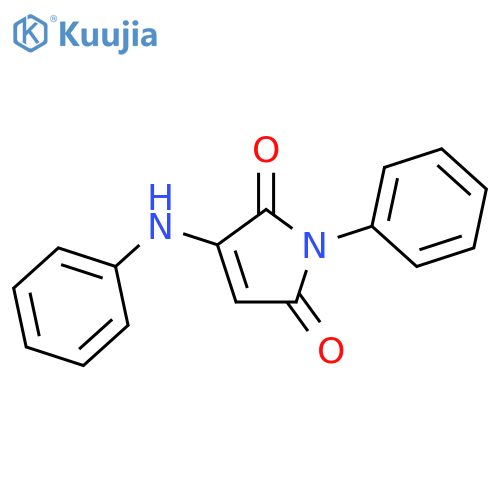 1-phenyl-3-(phenylamino)-2,5-dihydro-1H-pyrrole-2,5-dione structure