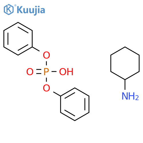 Phosphoric acid, diphenyl ester, compd. with cyclohexanamine (1:1) structure