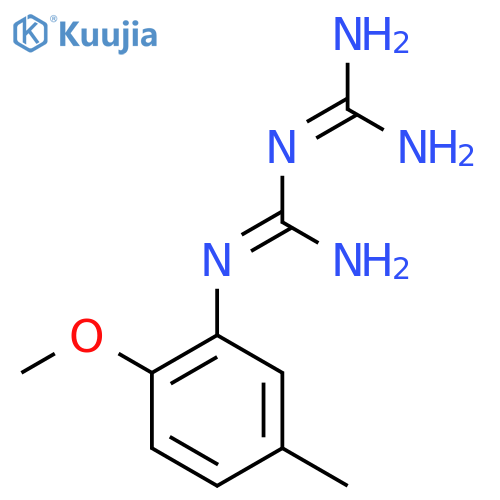 N-(2-Methoxy-5-methylphenyl)imidodicarbonimidic diamide structure