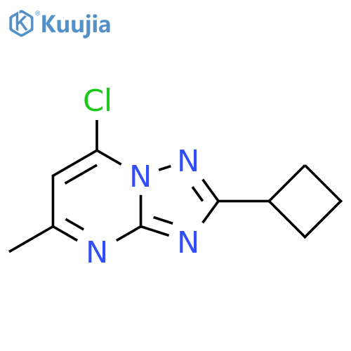 7-Chloro-2-cyclobutyl-5-methyl-1,2,4triazolo1,5-apyrimidine structure