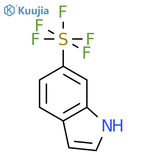 6-(Pentafluorosulfanyl)-1H-indole structure