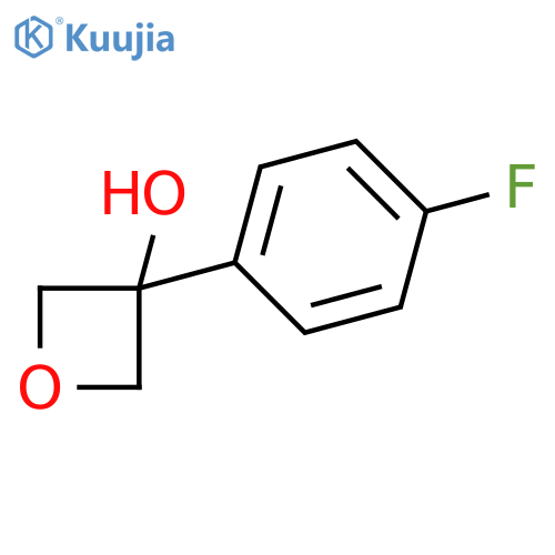 3-(4-Fluorophenyl)oxetan-3-ol structure