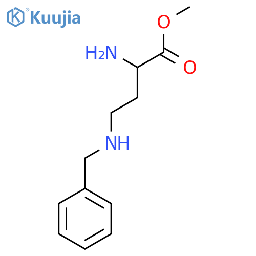 Methyl 2-amino-4-(benzylamino)butanoate structure