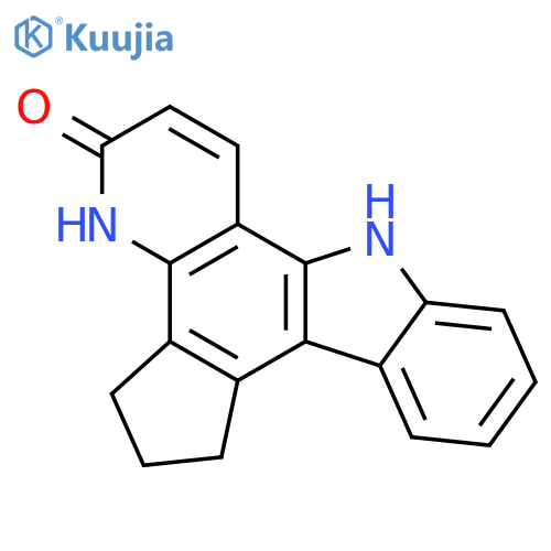 Cyclopenta[c]pyrido[3,2-a]carbazol-5(1H)-one, 2,3,4,8-tetrahydro- structure