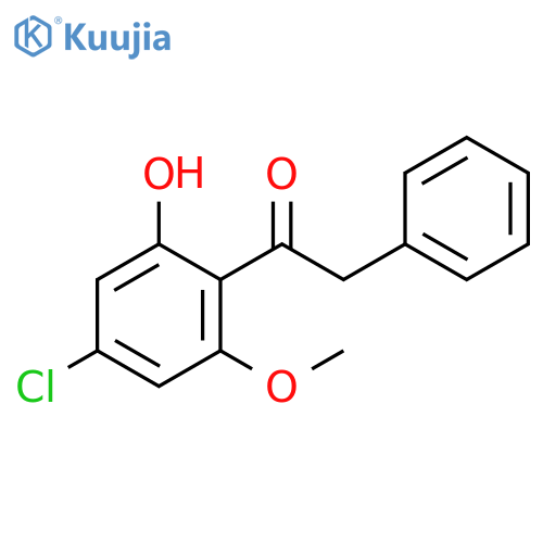 Ethanone, 1-(4-chloro-2-hydroxy-6-methoxyphenyl)-2-phenyl- structure