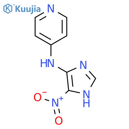 4-Pyridinamine, N-(5-nitro-1H-imidazol-4-yl)- structure