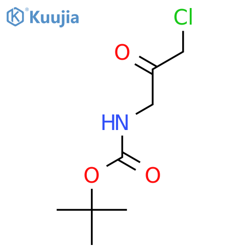 tert-butyl N-(3-chloro-2-oxo-propyl)carbamate structure