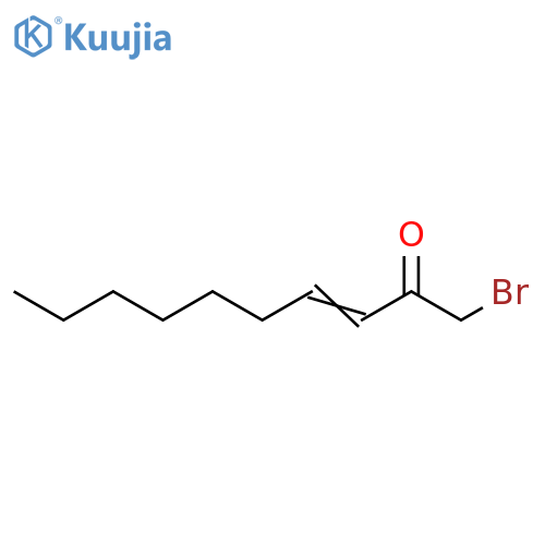 3-Decen-2-one, 1-bromo- structure