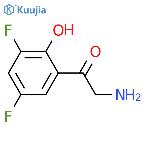 2-amino-1-(3,5-difluoro-2-hydroxyphenyl)ethan-1-one structure
