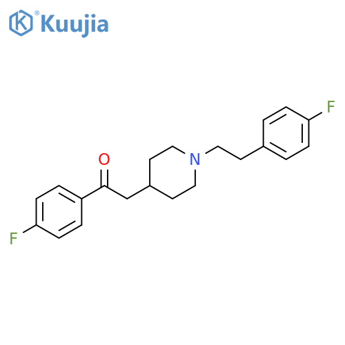 Ethanone, 1-(4-fluorophenyl)-2-[1-[2-(4-fluorophenyl)ethyl]-4-piperidinyl]- structure