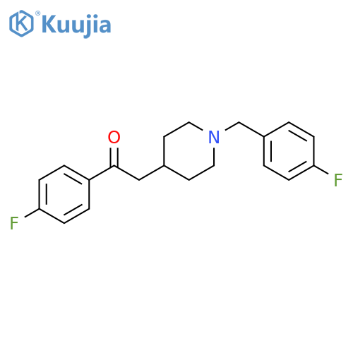 Ethanone, 1-(4-fluorophenyl)-2-[1-[(4-fluorophenyl)methyl]-4-piperidinyl]- structure