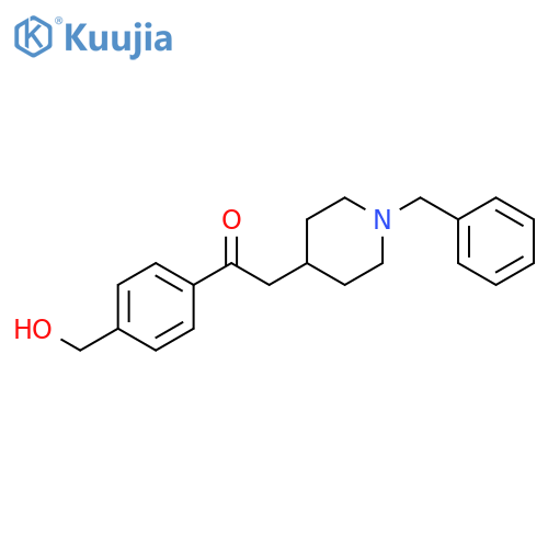 Ethanone,1-[4-(hydroxymethyl)phenyl]-2-[1-(phenylmethyl)-4-piperidinyl]- structure
