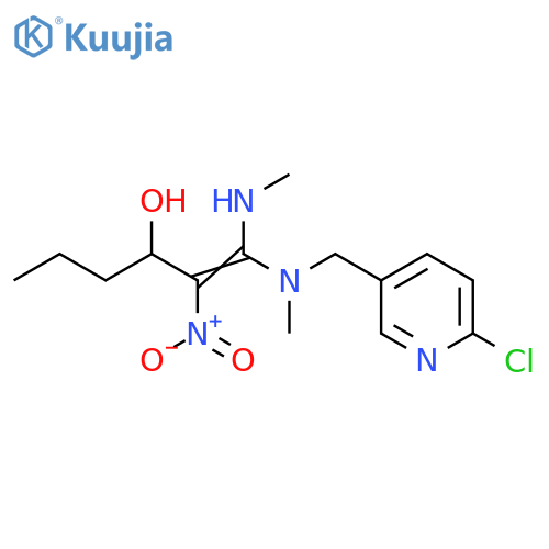 1-Hexen-3-ol,1-[[(6-chloro-3-pyridinyl)methyl]methylamino]-1-(methylamino)-2-nitro- structure