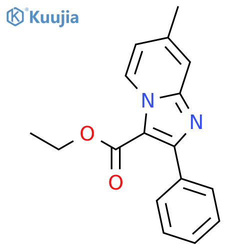 Ethyl 7-Methyl-2-Phenylimidazo1,2-APyridine-3-Carboxylate structure