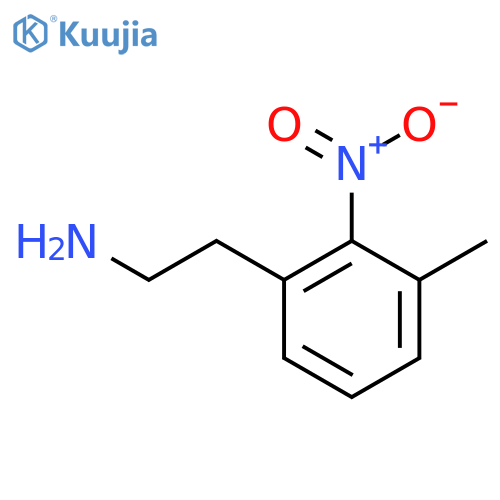 2-(3-methyl-2-nitrophenyl)ethan-1-amine structure