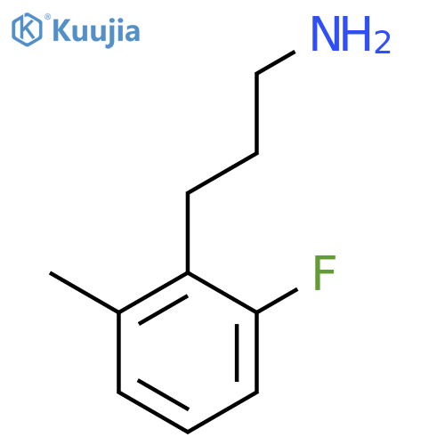 3-(2-fluoro-6-methylphenyl)propan-1-amine structure