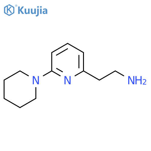 2-(6-(Piperidin-1-yl)pyridin-2-yl)ethan-1-amine structure
