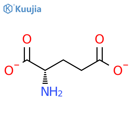 L-Glutamic acid, ion(2-) structure