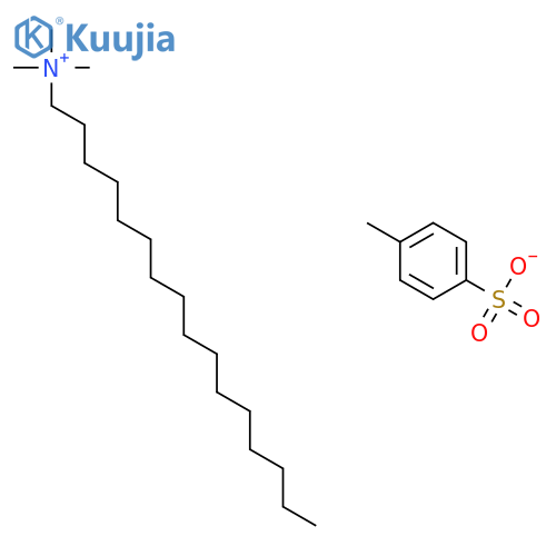 Hexadecyltrimethylammonium p-toluenesulfonate structure