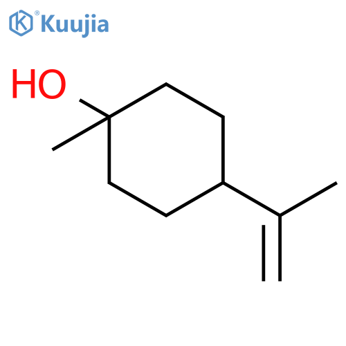 1-methyl-4-(prop-1-en-2-yl)cyclohexan-1-ol structure