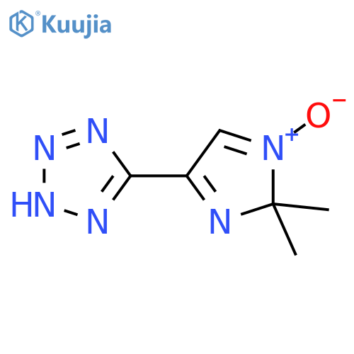 1H-Tetrazole, 5-(2,2-dimethyl-1-oxido-2H-imidazol-4-yl)- structure