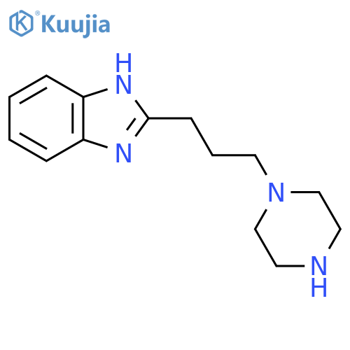 2-3-(piperazin-1-yl)propyl-1H-1,3-benzodiazole structure