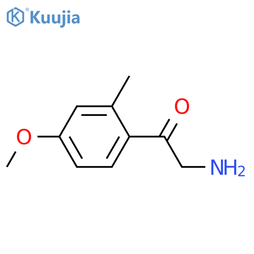 2-amino-1-(4-methoxy-2-methylphenyl)ethan-1-one structure