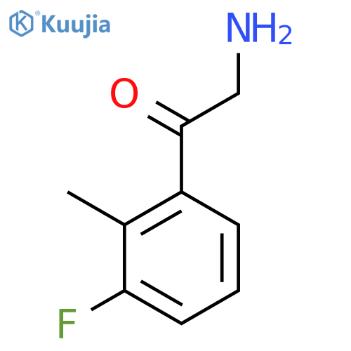 2-amino-1-(3-fluoro-2-methylphenyl)ethan-1-one structure