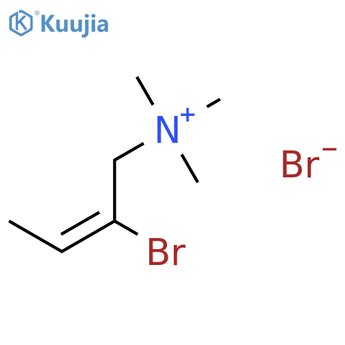 2-Buten-1-aminium, 2-bromo-N,N,N-trimethyl-, bromide structure