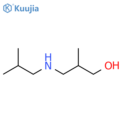1-Propanol, 2-methyl-3-[(2-methylpropyl)amino]- structure