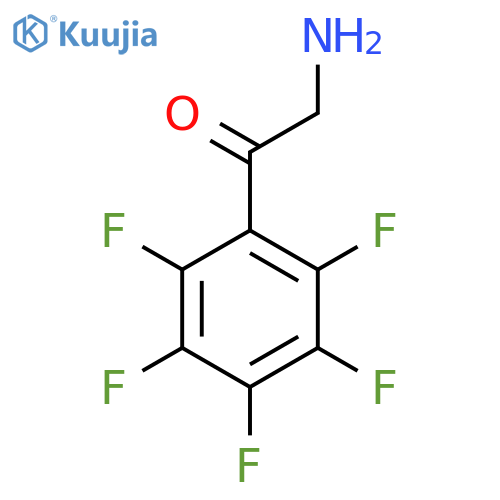 2-amino-1-(pentafluorophenyl)ethan-1-one structure