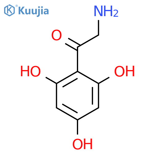 2-amino-1-(2,4,6-trihydroxyphenyl)ethan-1-one structure