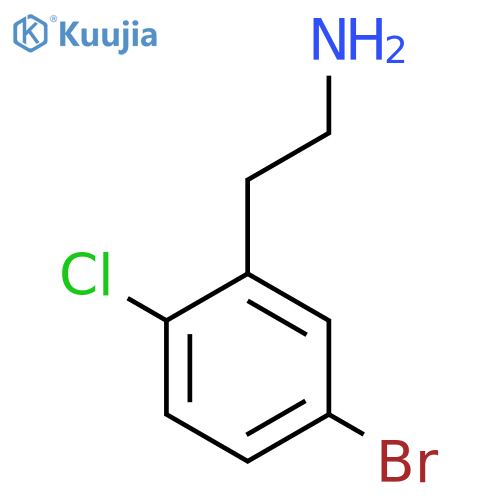 2-(5-bromo-2-chlorophenyl)ethan-1-amine structure