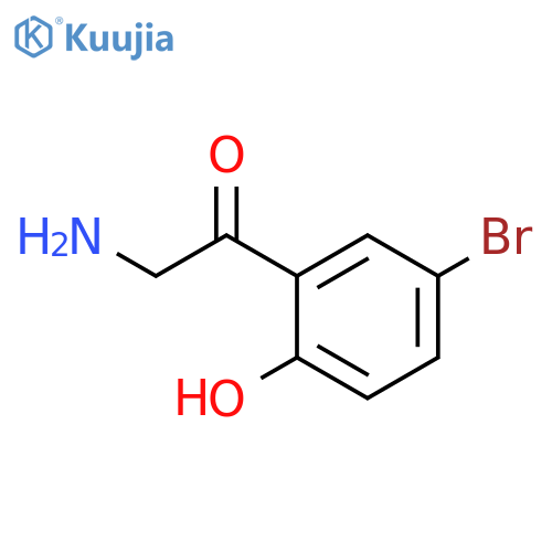 2-amino-1-(5-bromo-2-hydroxyphenyl)ethan-1-one structure