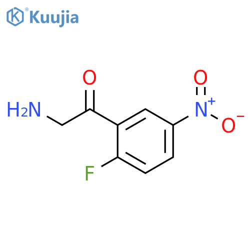 2-amino-1-(2-fluoro-5-nitrophenyl)ethan-1-one structure