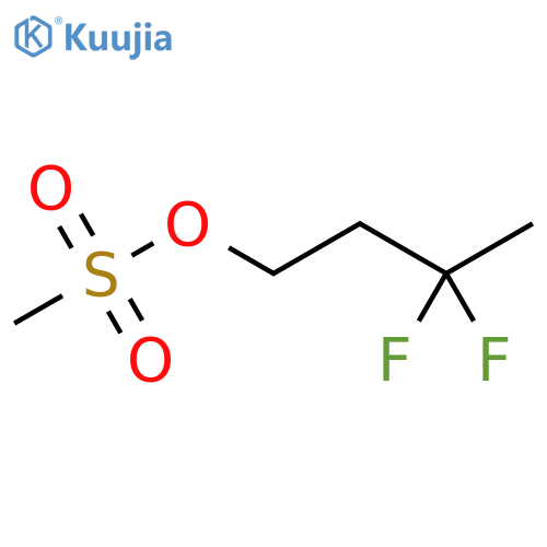 3,3-difluorobutyl methanesulfonate structure