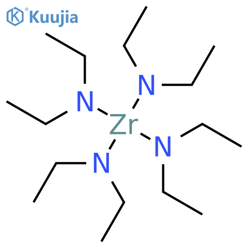 Tetrakis(diethylamino)zirconium structure