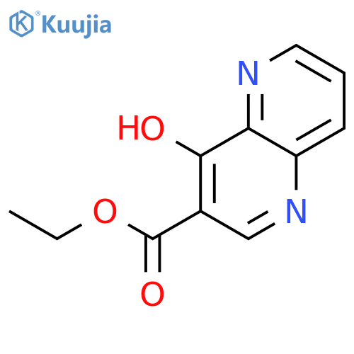 Ethyl 4-hydroxy-1,5naphthyridine-3-carboxylate structure