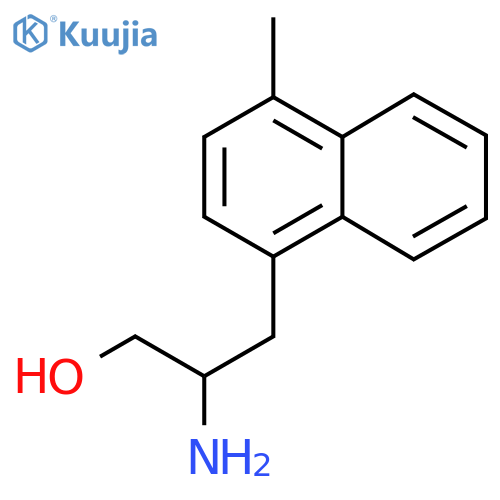 2-amino-3-(4-methylnaphthalen-1-yl)propan-1-ol structure