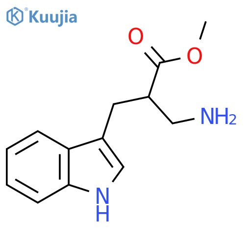 methyl 3-amino-2-(1H-indol-3-yl)methylpropanoate structure
