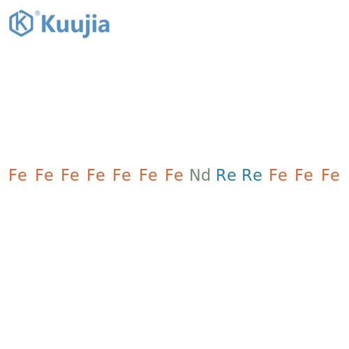 Iron, compd. with neodymium and rhenium (10:1:2) structure