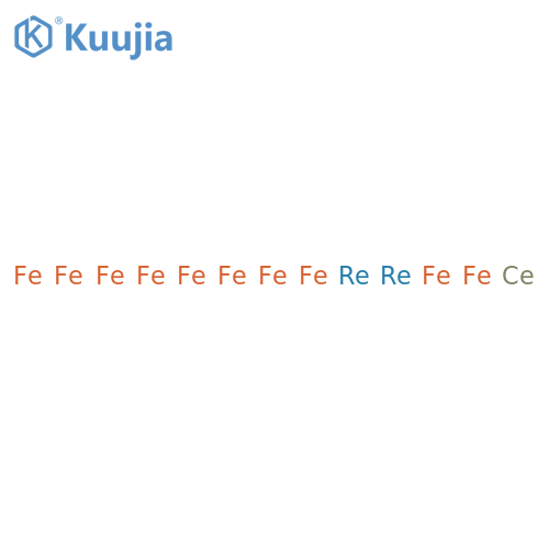 Cerium, compd. with iron and rhenium (1:10:2) structure