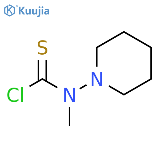 Carbamothioic chloride, methyl-1-piperidinyl- structure