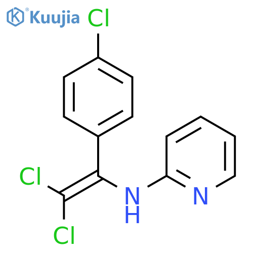 2-Pyridinamine, N-[2,2-dichloro-1-(4-chlorophenyl)ethenyl]- structure