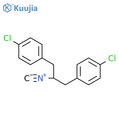 Benzene, 1,1'-(2-isocyano-1,3-propanediyl)bis[4-chloro- structure