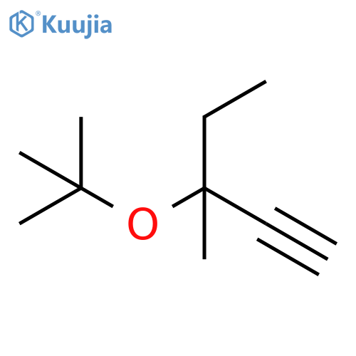 1-Pentyne, 3-(1,1-dimethylethoxy)-3-methyl- structure