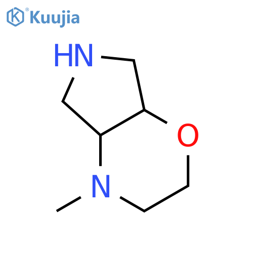 trans-4-methyl-3,4a,5,6,7,7a-hexahydro-2H-pyrrolo[3,4-b][1,4]oxazine structure