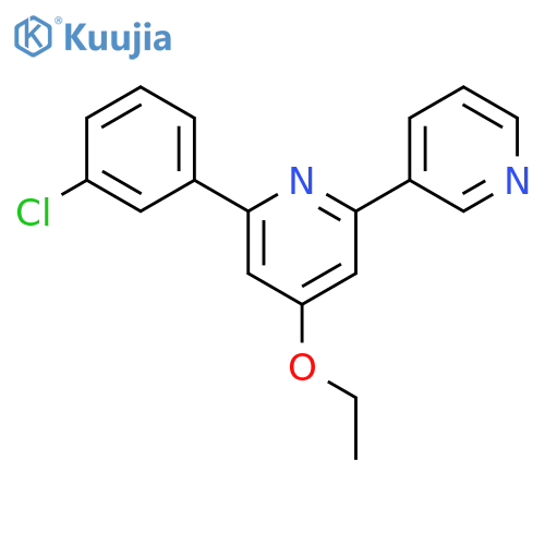 2,3'-Bipyridine, 6-(3-chlorophenyl)-4-ethoxy- structure